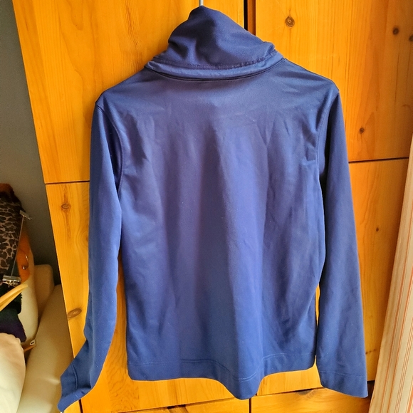 The North Face Women's Blue Fleece Turtle Neck Top size Large - Picture 5 of 7